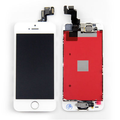5S Digitizer Assembly For Iphone LCD Screen Replacement With Home Button , Front Camera