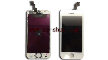 A substituição branca do painel LCD do telemóvel para Iphone 5s, toque conduziu a tela