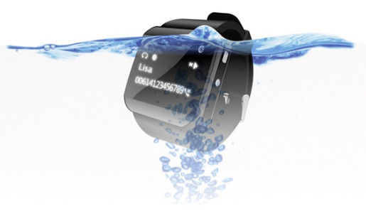 Water-proof Smart Bluetooth Watch Phone Manufacturer Sync Iphone / Android