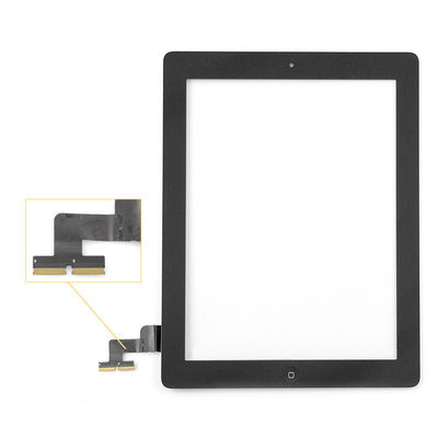 Convertitore analogico/digitale di alta risoluzione del touch screen del iPad con il sostegno domestico del bottone e macchina fotografica Barcket per iPad 2