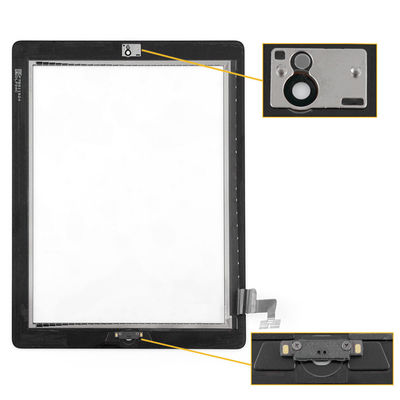 Convertitore analogico/digitale di alta risoluzione del touch screen del iPad con il sostegno domestico del bottone e macchina fotografica Barcket per iPad 2