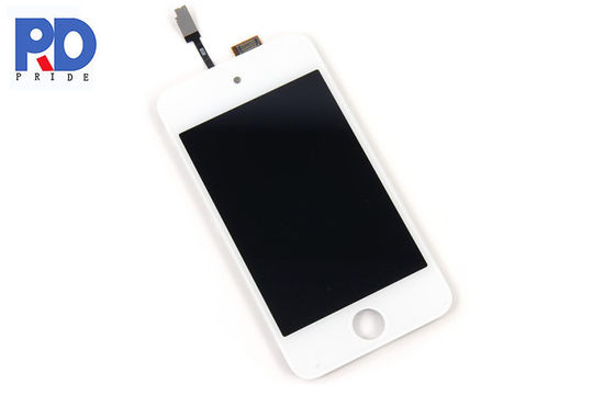 Άσπρη αντικατάσταση οθόνης HD IPod LCD για το iPod 4 επίδειξη αφής