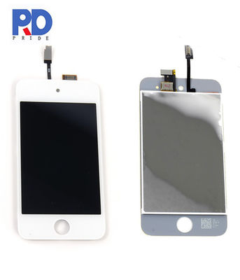 Άσπρη αντικατάσταση οθόνης HD IPod LCD για το iPod 4 επίδειξη αφής