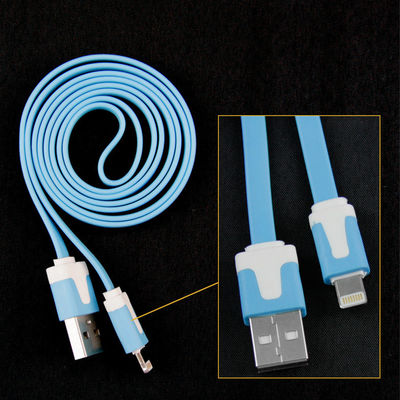 Плоская молния Pin Яблока 8 лапши к кабелю USB для iPad iPhone 5 5S 5C iPod