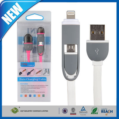 Τηλεφωνικό USB καλώδιο κυττάρων συνήθειας, Iphone/αρρενωπό καλώδιο συγχρονισμού στοιχείων Smartphone