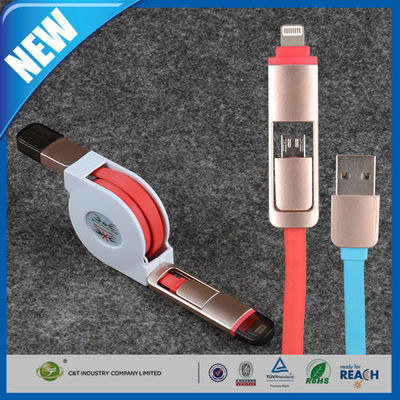 Τηλεφωνικό USB καλώδιο κυττάρων συνήθειας, Iphone/αρρενωπό καλώδιο συγχρονισμού στοιχείων Smartphone