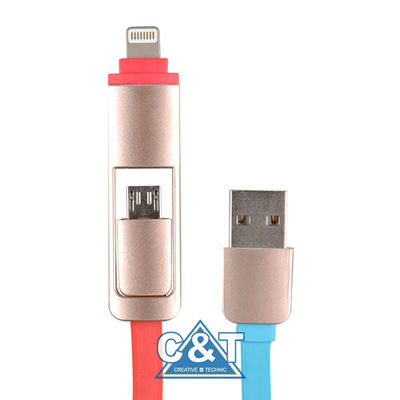 Τηλεφωνικό USB καλώδιο κυττάρων συνήθειας, Iphone/αρρενωπό καλώδιο συγχρονισμού στοιχείων Smartphone