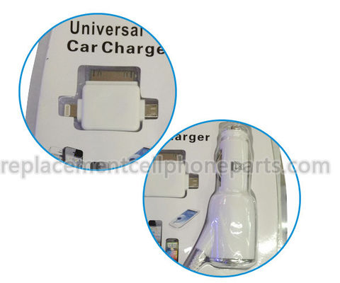 Portable Mobile Phone Charger ,  Universal USB Cable 3 in 1 car charger