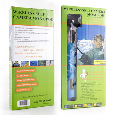 Wireless Bluetooth Monopod Selfie Stick for iPhone for Samsung