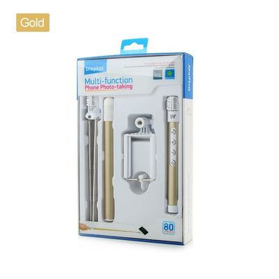 Υπερβολικό ελαφρύ άνθρακα ραβδί Monopod Bluetooth Selfie ινών ασύρματο με το τρίποδο για το τηλέφωνο κυττάρων