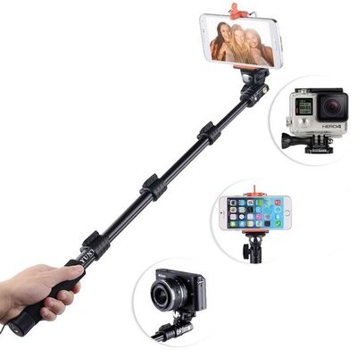 Ραβδί Monopod Selfie κραμάτων αλουμινίου, με δυνατότητα επέκτασης φορητό ραβδί Selfie αυτοπροσωπογραφίας