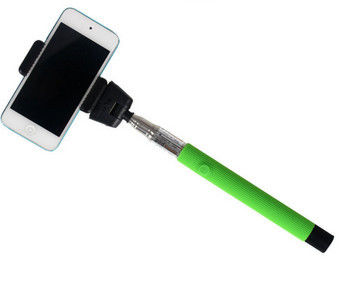 Monopod بلوتوث صورة شخصية عصا Retrackable عدم الانزلاق مقبض رغوة لينة