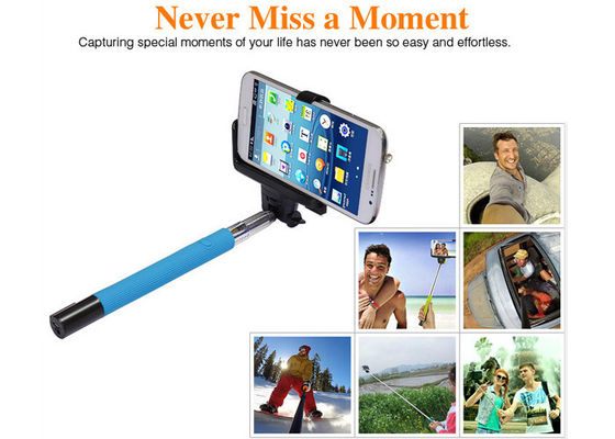 Ponsel Bluetooth Selfie Stick, Travel disambung Tangan Monopod Untuk