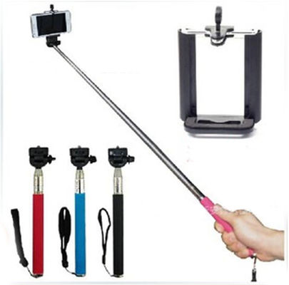 Handheld kamera Selfie tongkat Monopod, potret diri dapat diperpanjang Monopod pemegang