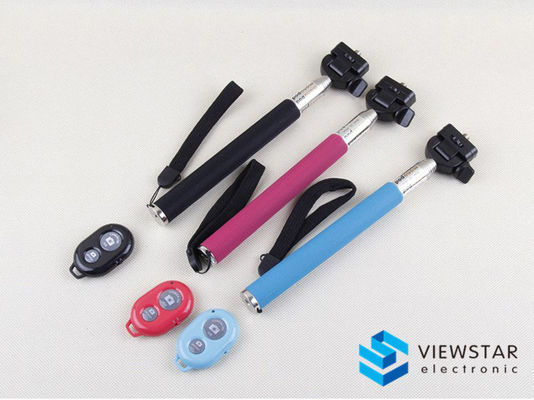 Selfie عصا دعوى Bluetooth بعيد مصراع Monopod مشبك 3.2mmx4.7mm