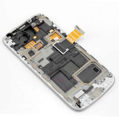 OEM azul para la galaxia S4 de Samsung LCD + piezas de recambio de Samsung del digitizador de la pantalla táctil con las pequeñas piezas