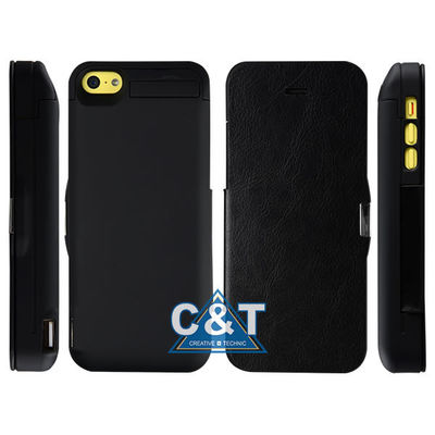 IPHONE 5C Cell Phone Battery Case Viewing Stand , iPhone 5s Case With Battery