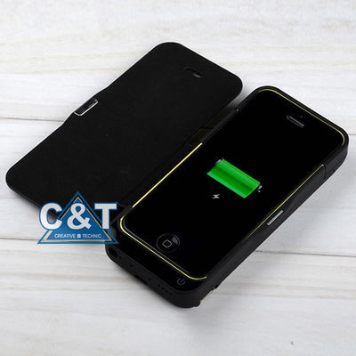 IPHONE 5C Cell Phone Battery Case Viewing Stand , iPhone 5s Case With Battery
