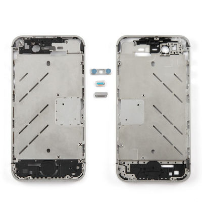 a substituição média do quadro do iPhone 4S com o mudo da chave do volume e o poder abotoam-se