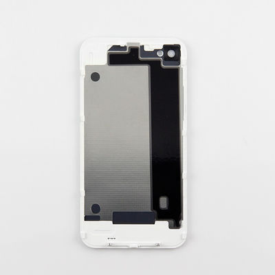 iPhone 4 교체 부분 로고 없는 유리제 건전지 문을 위한 백색 뒤표지 주거