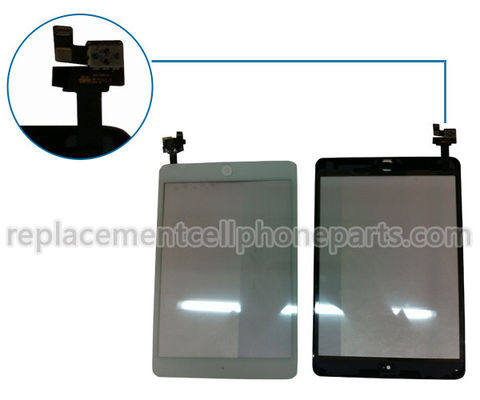 Pièces de rechange de convertisseur analogique-numérique d'écran tactile d'ipad de pomme de 7,9 pouces les mini noircissent, blanc
