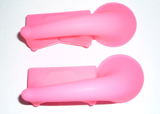 Pink silicone promotional gift iphone 4 speaker replacement with soft and flexible stand