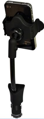 USB Universal Auto Charger Kit Gooseneck Cigarette Lighter Car Charger Holder Mount