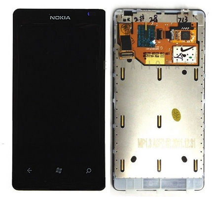 Exposição de TFT Nokia LCD para Lumia 800 LCD com conjunto do digitador