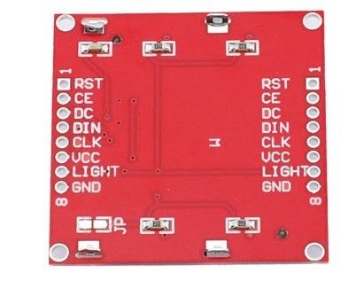 Nokia 5110 modul LCD untuk Arduino Dengan Putih Backlight Red PCB Untuk Arduino
