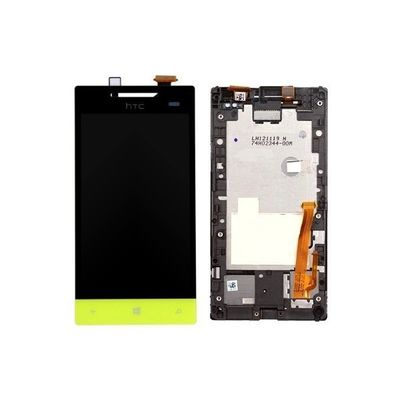 संगत ब्लू / व्हाइट 4 इंच एलसीडी स्क्रीन HTC 8S एलसीडी फ्रेम के साथ विधानसभा