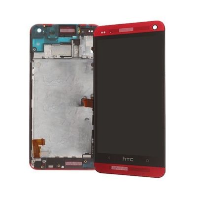 White HTC One M7 LCD Screen Smartphone Digitizer Touch Screen