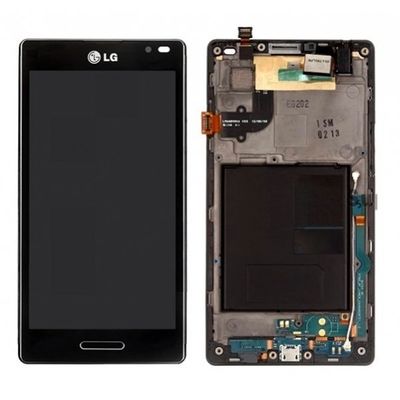 Black , White 4.7 Inch LG LCD Screen Replacement For LG Optimus L9 P760 LCD Touch Screen Digitizer Replacement