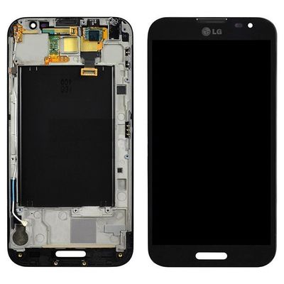 White , Black 5 Inch LG LCD Screen Replacement For LG Optimus G Pro E980 LCD Assembly With Frame
