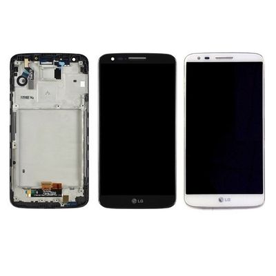 Black , White 5.2 Inch LG LCD Screen Replacement For LG G2 D802﻿ LCD Screen With Frame