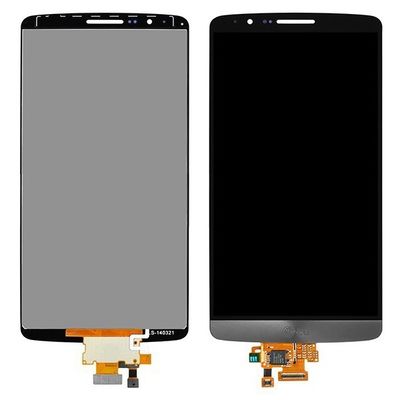 Золото 5,5 дюймов, чернота, белая замена экрана LG LCD для агрегата цифрователя экрана LG G3 D855 LCD