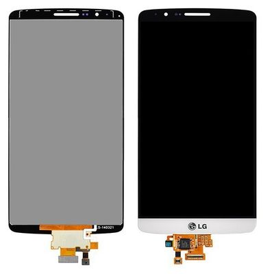 Золото 5,5 дюймов, чернота, белая замена экрана LG LCD для агрегата цифрователя экрана LG G3 D855 LCD