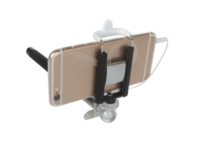 केबल और रियर व्यू मिरर, वायर्ड 360 क्लिप monopod के पॉकेट monopod के स्वफ़ोटो स्टिक के साथ